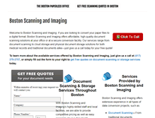 Tablet Screenshot of bostondocumentscanning.com